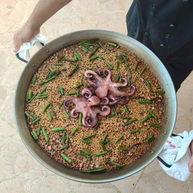 paella de pulpo